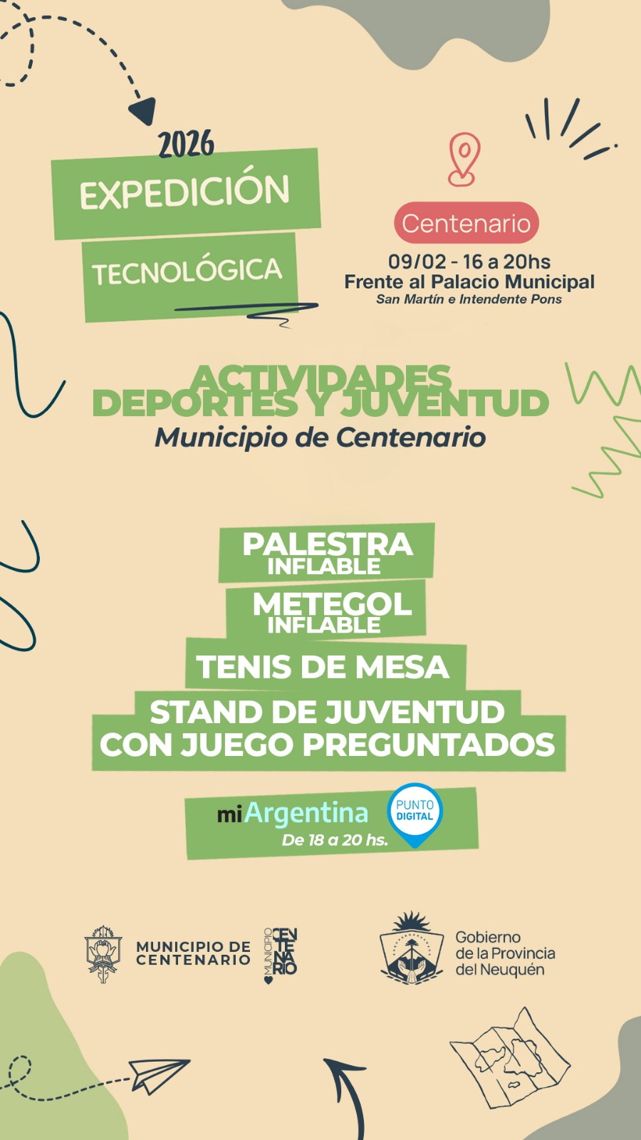 Imagen de CENTENARIO PARTICIPARÁ CON DEPORTES Y JUVENTUD EN PROPUESTA DE “EXPEDICIÓN TECNOLÓGICA 2026”