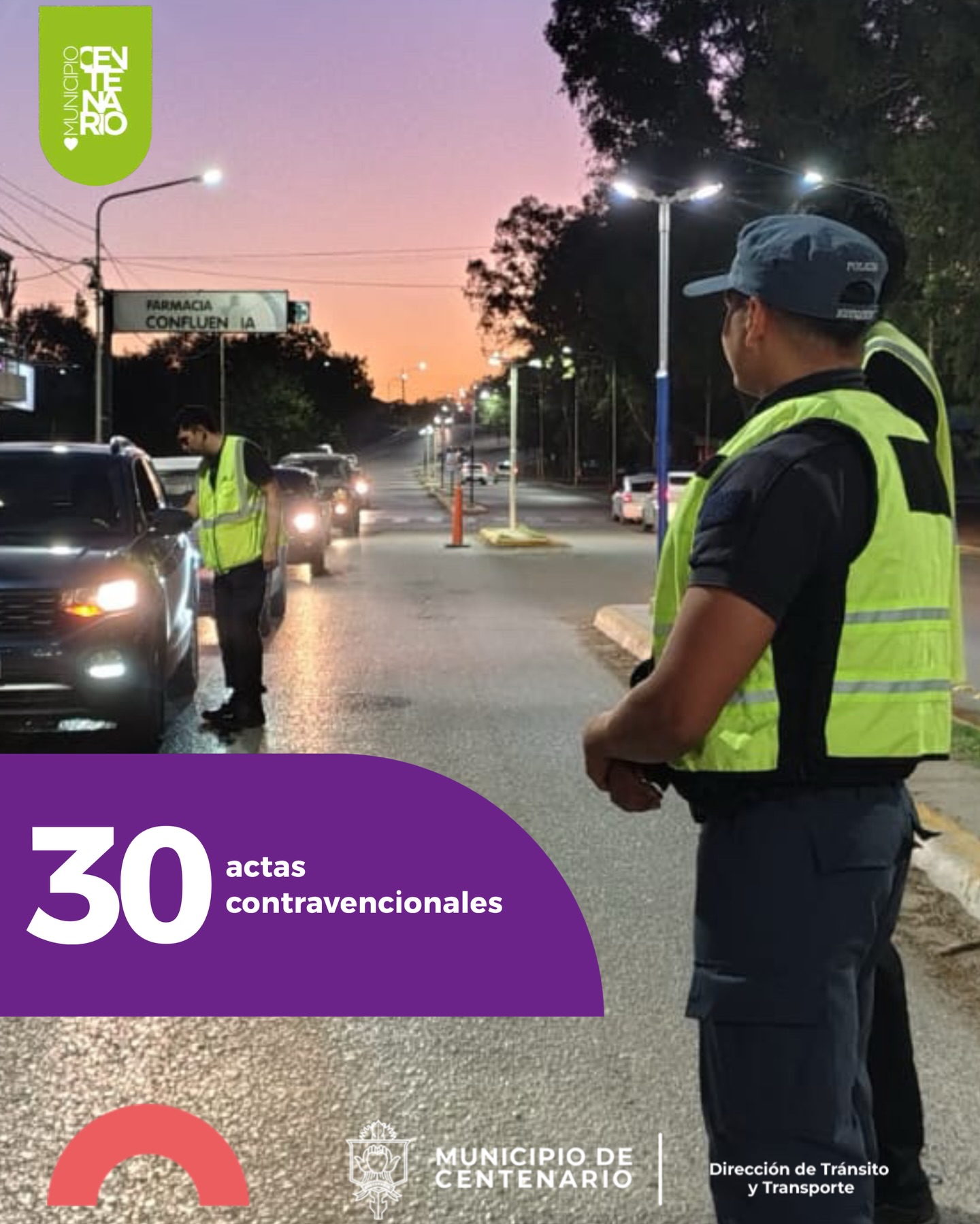 Imagen de OPERATIVOS DE TRÁNSITO EN DISTINTOS SECTORES DE LA CIUDAD