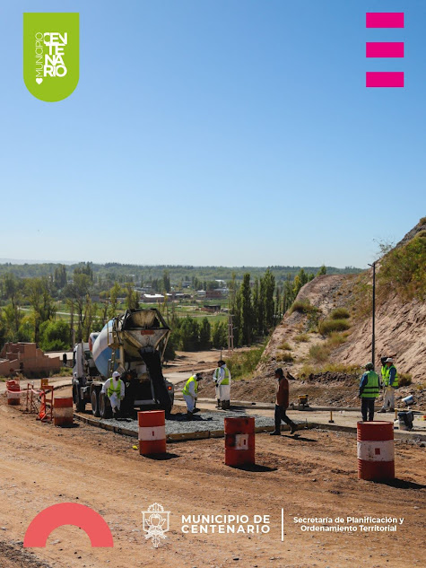Imagen de BAJADA NUEVA ESPAÑA: HOY SE CEMENTARÁ LA OTRA MITAD DE LA CALZADA
