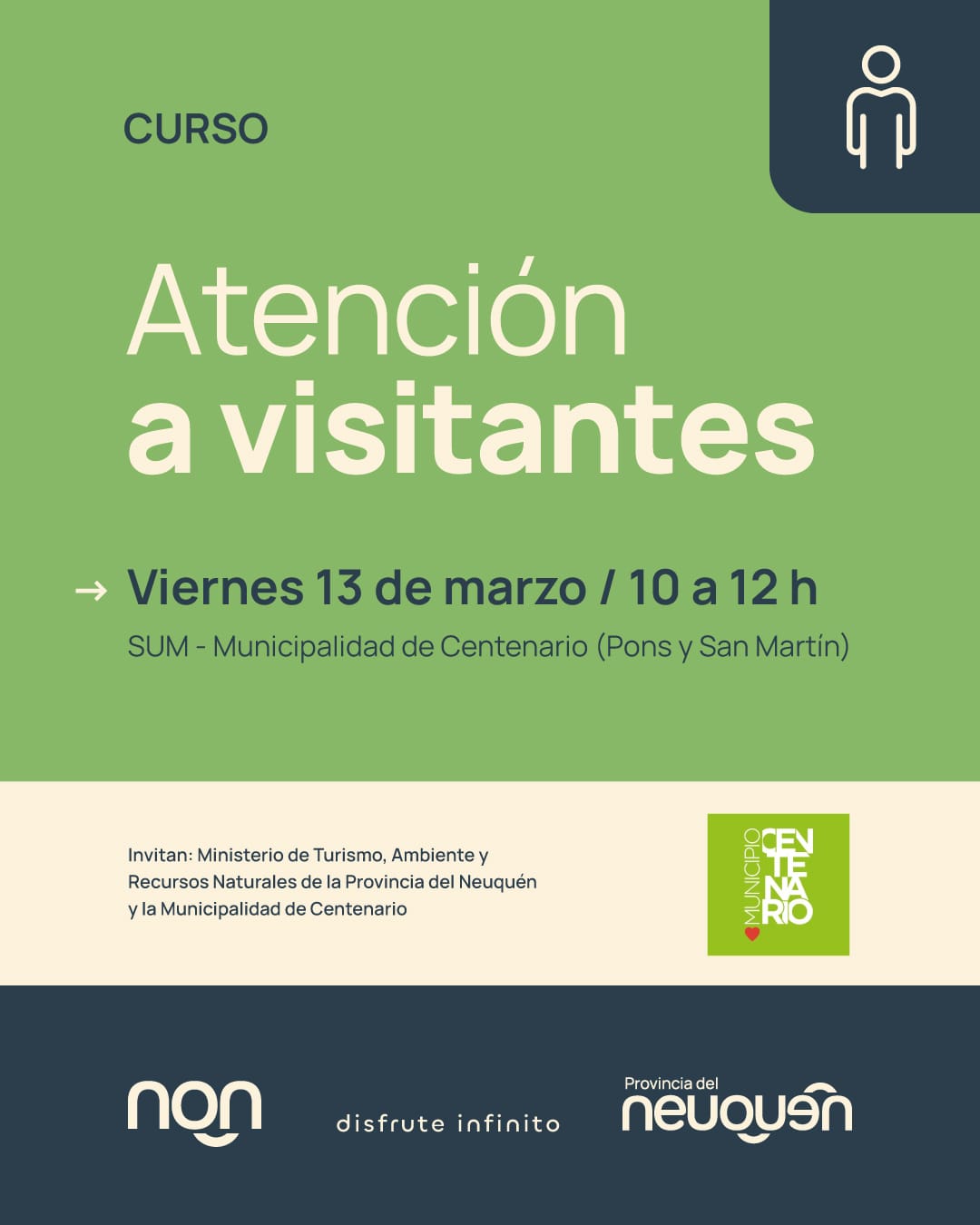 Imagen de CENTENARIO RECIBIRÁ UNA CAPACITACIÓN SOBRE ATENCIÓN A VISITANTES O TURISTAS