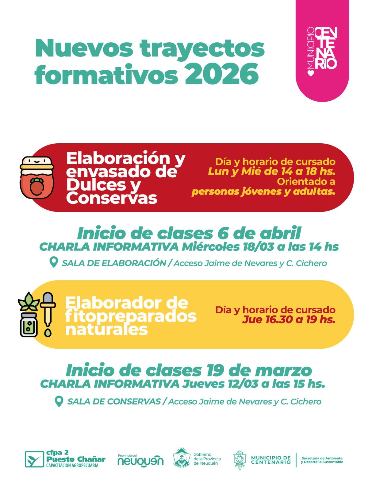 Imagen de EL MUNICIPIO PRESENTA NUEVOS TRAYECTOS FORMATIVOS PARA 2026