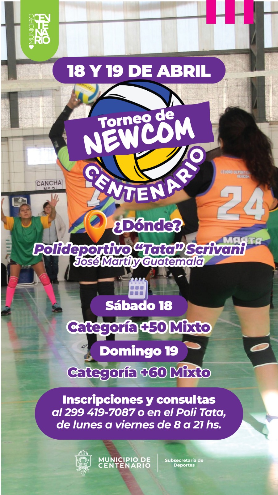 Imagen de CENTENARIO RECIBE UN TORNEO DE NEWCOM PARA PERSONAS MAYORES