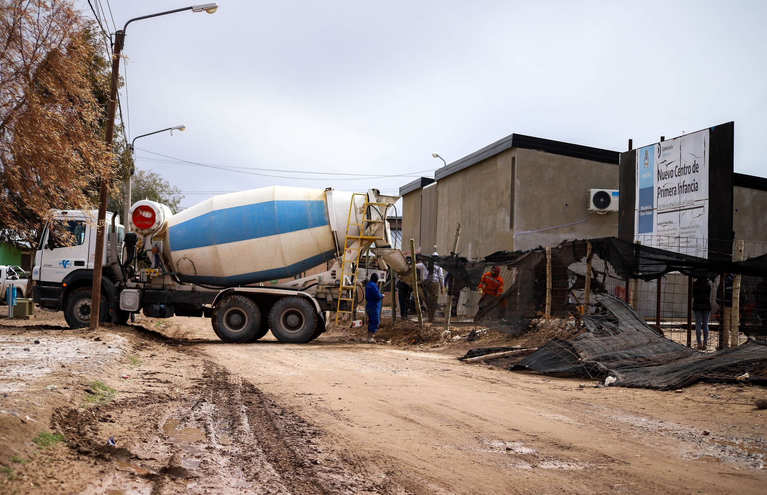 Imagen de SE REACTIVÓ LA OBRA DE CDI CON EL CERRAMIENTO EN LA SALA MATERNAL 
